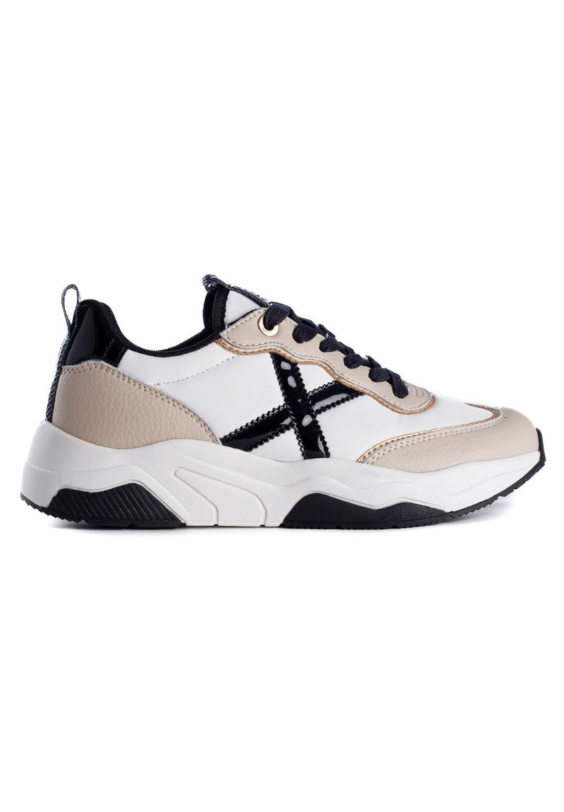 Sneakers Munich Wave | Pelle Ed Ecopelle | Suola Gomma 3.5 Cm | Colore Nero
