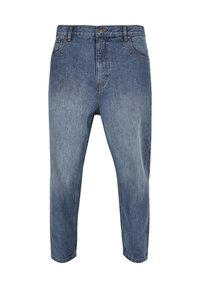 Urban Classics CROPPED TAPERED  - Jeans Tapered Fit - middeepblue