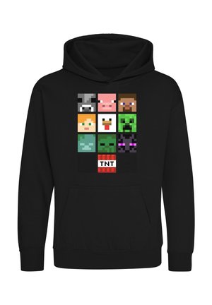 MINECRAFT ALL THE BIG FACES - Hoodie - black