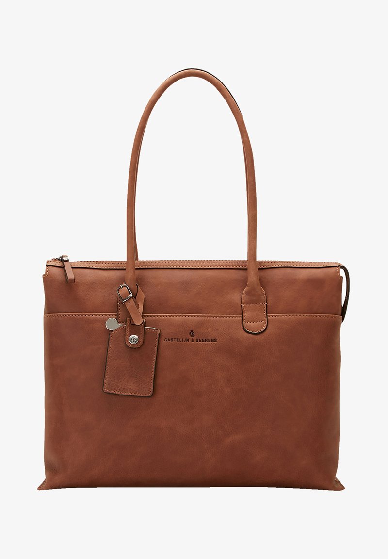 Castelijn & Beerens SCHULTER RFID - Aktetas - cognac