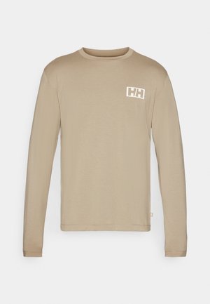 Helly Hansen SKOG GRAPHIC TEE - Langarmshirt - pebble