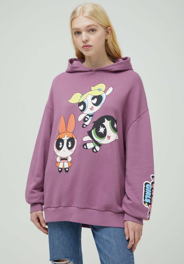 Bluza z kapturem - mauve