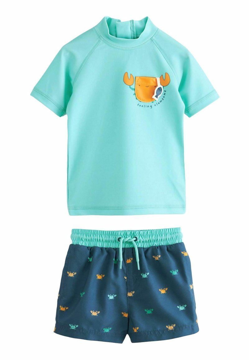 Next SUNSAFE SET - REGULAR FIT - Jogginghose - blue crab