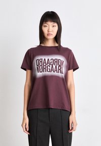Mads Nørgaard SINGLE TRENDA TEE - Print T-shirt - sassafras