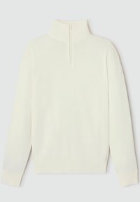 BZB COL MONTANT ZIPPÉ - Pullover - blanc