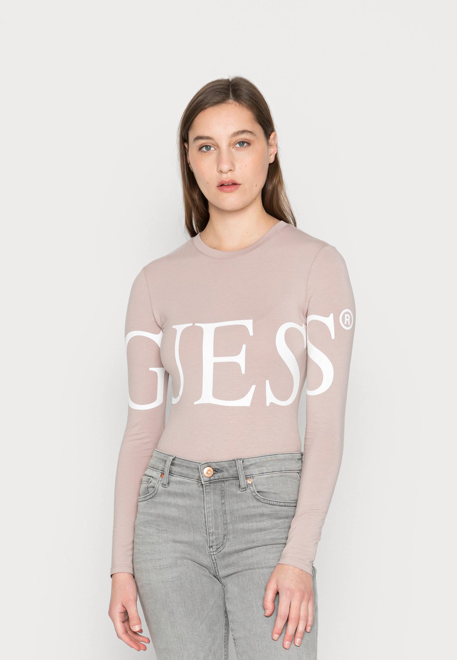camiseta manga larga guess