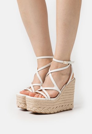 ALDO, Plateausandalette - white