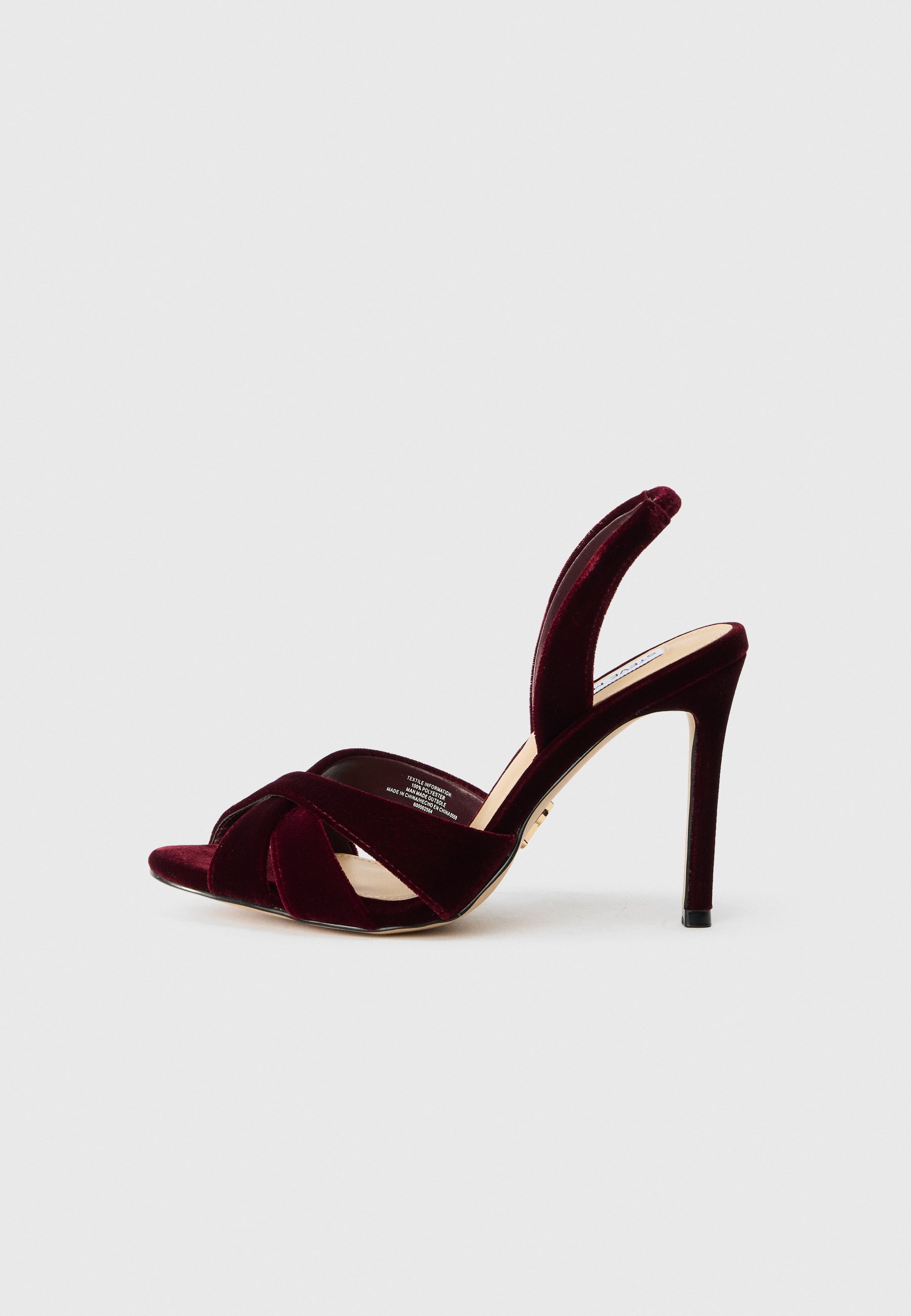 Steve Madden TROPHIES - Sandale cu toc - burgundy/bordo - Zalando.ro