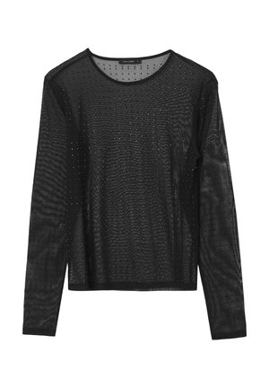 Calliope EN À STRASS - Blouse - noir