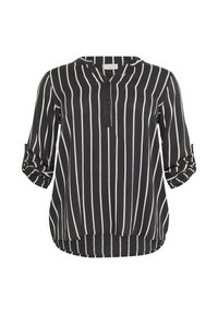 Kaffe Curve SIDA - Palaidinė - black oyster chalk stripe