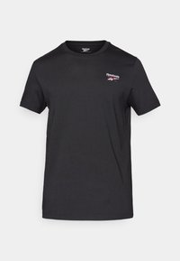 IDENTITY SMALL LOGO TEE - Jednoduché tričko - black/white/vector red