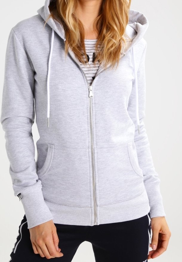 Superdry & Co Sudadera con cremallera - light grey