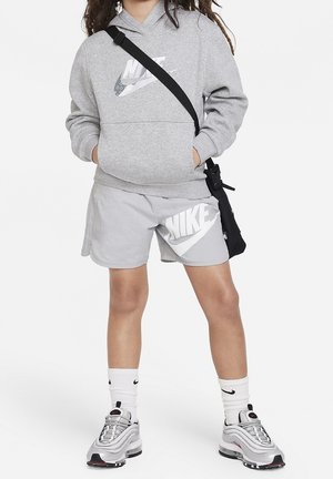 K CLUB FLC HBR HOODIE SSNL GR - Kapuzenpullover - dark grey heather