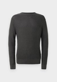 JJGLOBAL CREW NECK - Striktrøje - asphalt