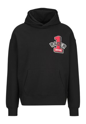 OVERSIZED  QUENTINO RACING 1 - Kapuzenpullover - black