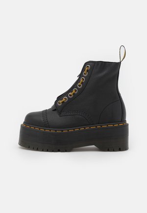 SINCLAIR MAX - Stivaletti con plateau - black pisa