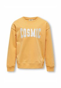 ONLY GIRLS NORMAL GESCHNITTEN RUNDHALS TIEF ANGESETZTE SCHULTER - Sudadera - chamois