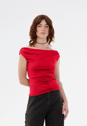 HIMA TOP - Top - racing red