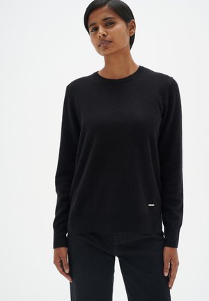 LUKKAIW CREW NECK - Pulover - black