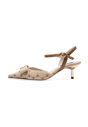 Klassieke pumps - brown leather