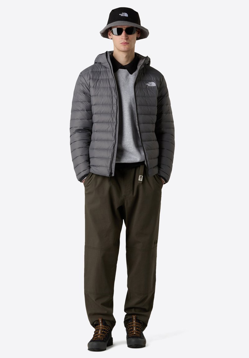 The North Face HOODED - Bunda z prachového peří - smoked pearl