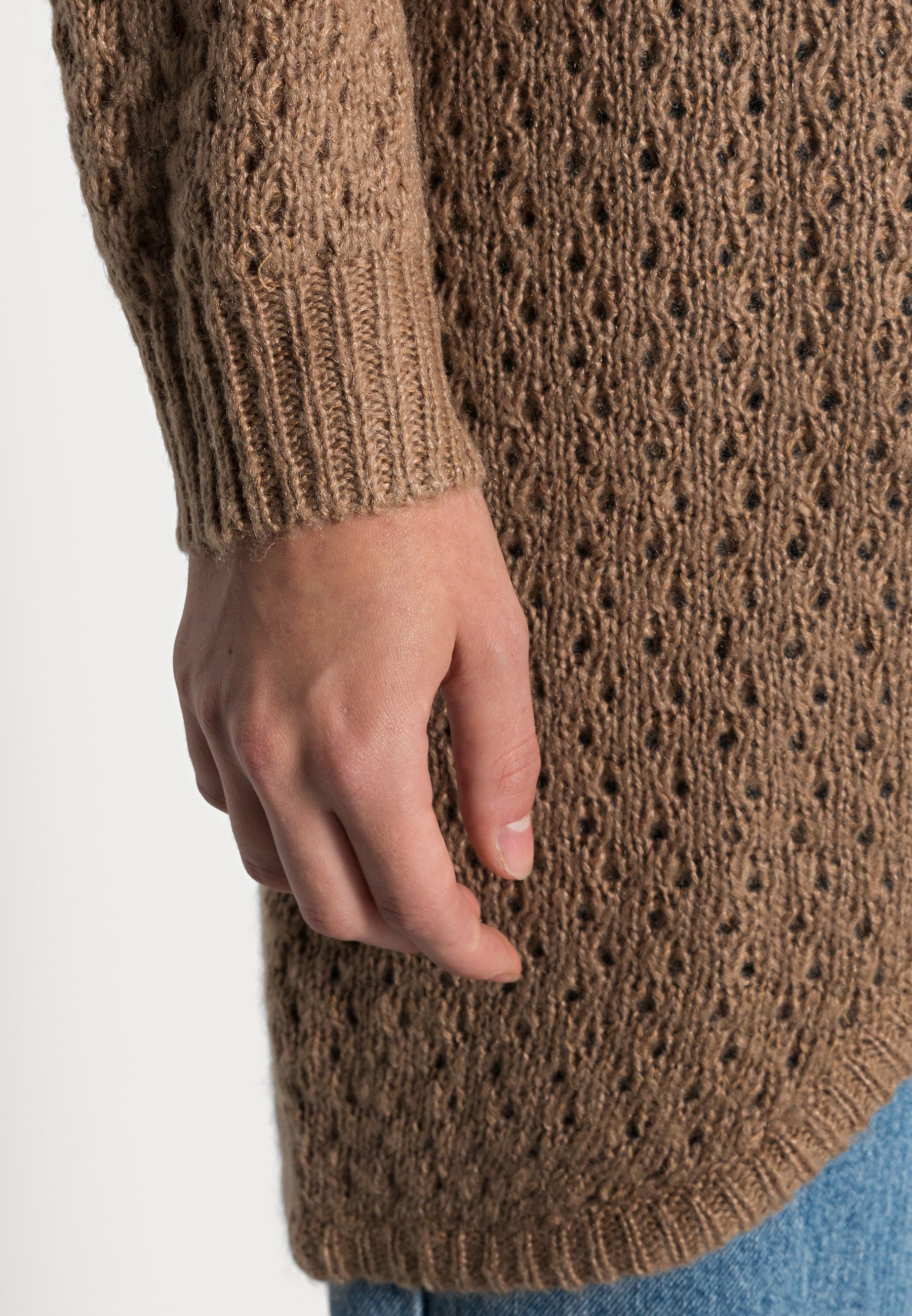 ICHI OLANDA - Cardigan - caribou/brown 