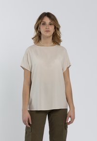 RAGNO CHEMISE - T-shirt basic - biege