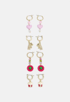 MILLE EARRINGS 4 PACK - Brincos - gold-coloured/multi