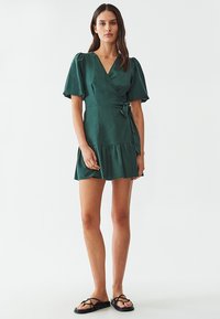 CALLI KAT - Dnevna haljina - emerald