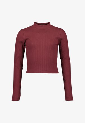 Blue Seven LANGARM MIT STEHKRAGEN - Trui - aubergine