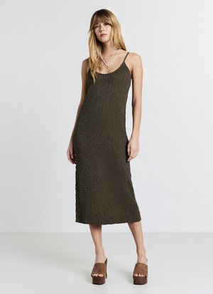 Calliope TUBINO BUBBLE - Vestito casual - verde militare scuro