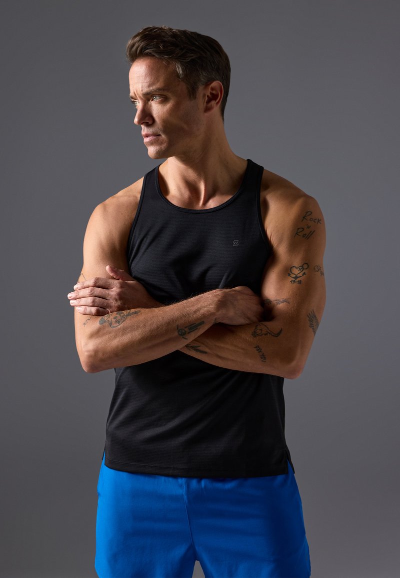 Pier One Sport - 2 PACK - Top - royal blue/black, Povečajte