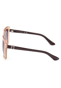 Guess QUADRATISCHE FORM - Gafas de sol - glänzend beige