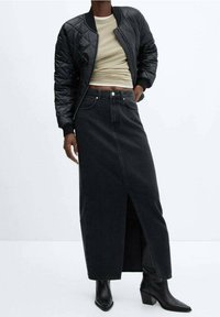 Mango Bomberjakke - black