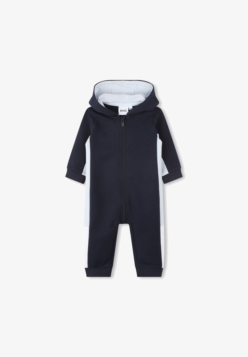Personalised Unisex Hooded All In One Jumpsuit Onesie By Mimi & Thomas Personalised Unisex Hooded All In One Jumpsuit Onesie By Mimi & Thomas