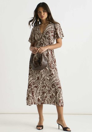 brown summer dresses THREE DRAWER DRESSER