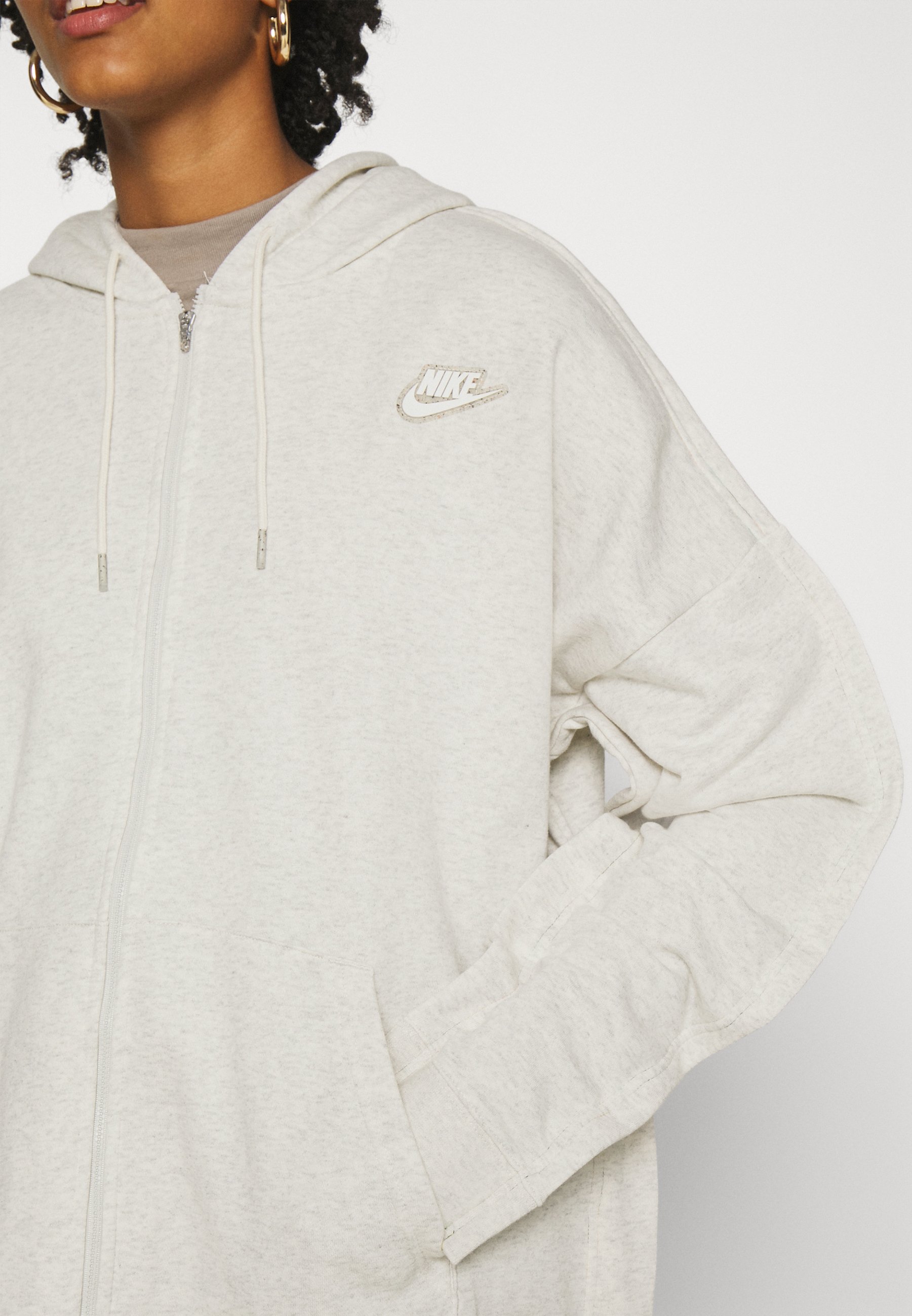 nike zip up oatmeal