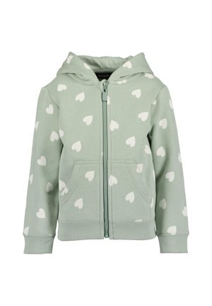 Felpa con zip - türkis