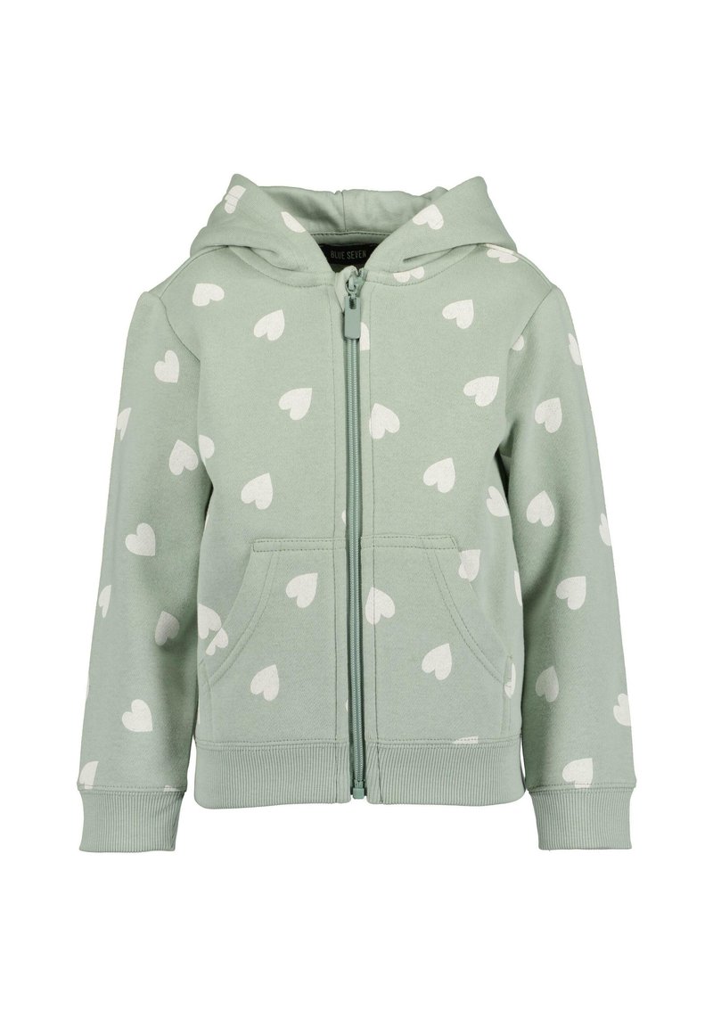Blue Seven Felpa con zip - türkis