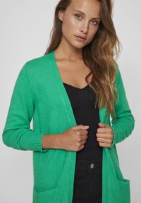VILA VIRIL OPEN NOOS - Cardigan - bright green