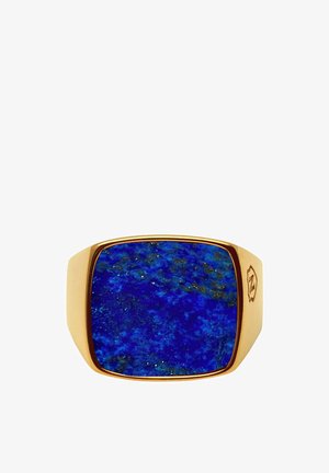 Nialaya GOLD SIGNET - Ringe - gold blue