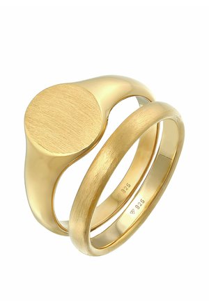 KUZZOI 2 PACK BASIC - Ring - gold-coloured