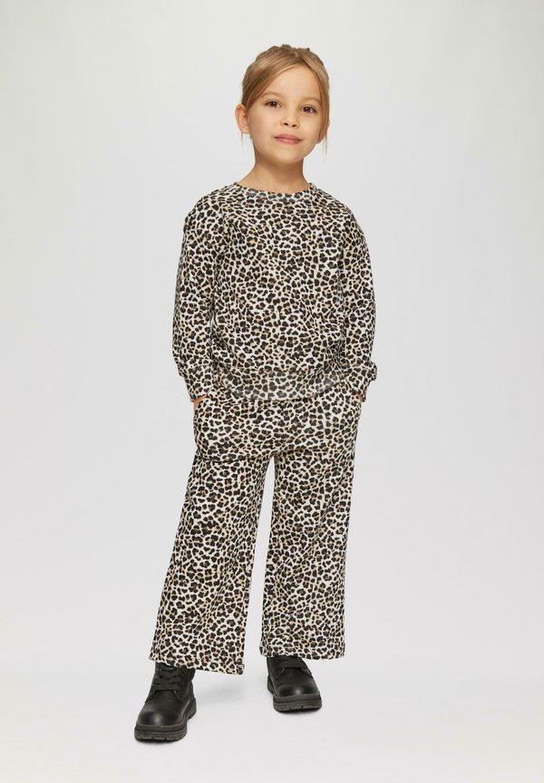 MIT LEO-PRINT - Sweatshirt - ecru