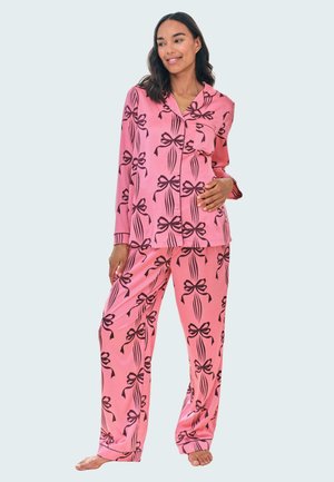 PRINT SET - Nattplagg set - pink