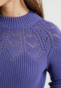 WE Fashion Stickad tröja - purple