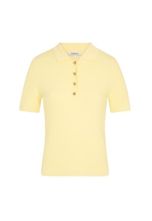 Morgan, Polo shirt - jaune pastel