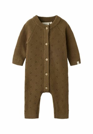 Lil' Atelier, JUMPSUIT KNITTED UNISEX - Grenouillère - teak