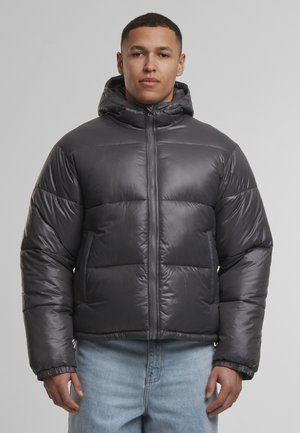 SHINY PUFFER WITH HOOD - Zimná bunda - magnet