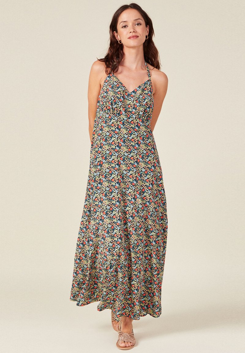 BONOBO Jeans LANGES MIT TRÄGERN Robe longue noir ZALANDO.BE