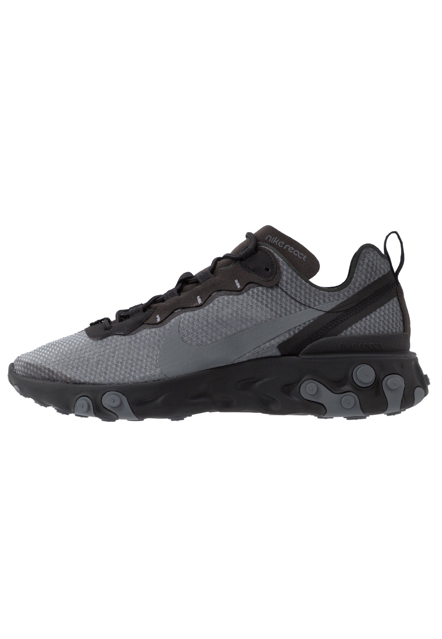 Nike Sportswear REACT 55 SE - Baskets basses - black/dark grey ... Nike Sportswear REACT 55 SE - Baskets basses - black/dark grey ...